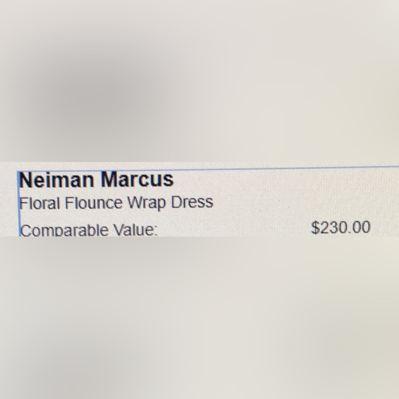 Neiman Marcus wrap dress (Never worn) - Picture 9 of 10